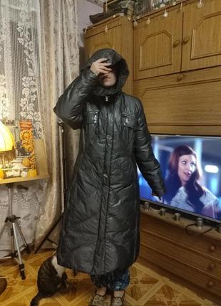 Куртка женская зимняя удлиненная. от итальянского производителя9 фото