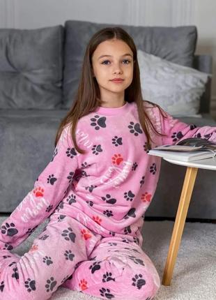 Нежная пижама махровая1 фото
