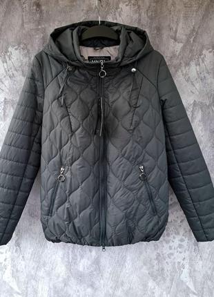 Женская демисезонная стеганая куртка mangelo, качество отличное, 48,50,56,581 фото