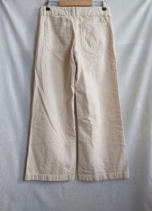 Бежевые джинсы-кюлоты mango, 36 р8 фото
