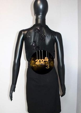 Новий рік 2024! вечірня сукня boohoo в паєтках сітка китиці торочки плаття з пайетками5 фото