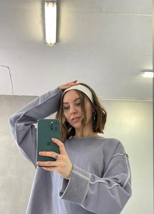 Повязка на голову женская хлопковая белая черная бежевая серая аксессуар для волос для съемки