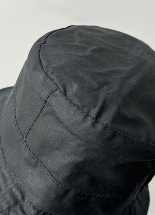 Barbour bucket hat wax navy made in england панама водонепроницаемая защищенная шляпа шляпа вакксированная оригинал новый премиум британия британия4 фото