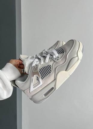 Кросівки nike air jordan 4 retro frozen moments light iron ore