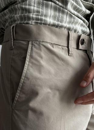 Marks &amp; spencer wide chino pants широкие свободные брюки брюки чинос оригинал удобны комфортные бежевые кэжуал стиль интересные качественные6 фото