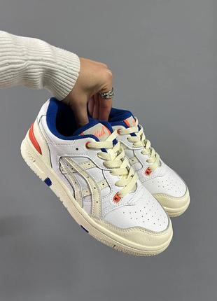 Кроссовки asics kith x ex89 'white blue orange'2 фото