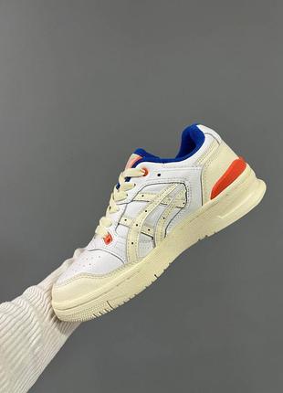 Кроссовки asics kith x ex89 'white blue orange'5 фото