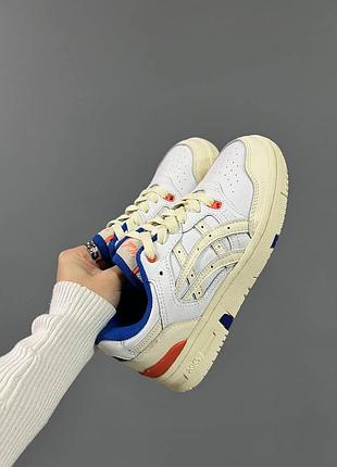 Кроссовки asics kith x ex89 'white blue orange'3 фото
