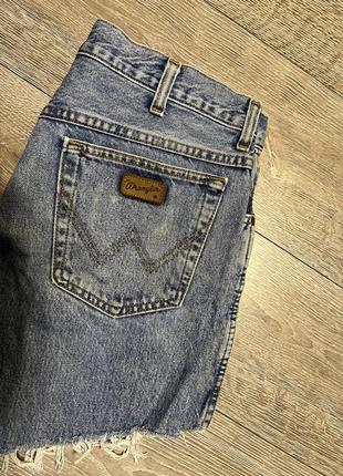 🪢 джинсовые шорты мом на высокой талии wrangler 44/xxl3 фото