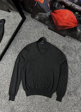 Чоловічий шерстяний светр polo ralph lauren
