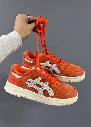 Кросівки asics ex89 kith orange1 фото