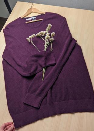 Джемпер кофта шерсть мериноса merino wool винтажная свитер длинный большой5 фото