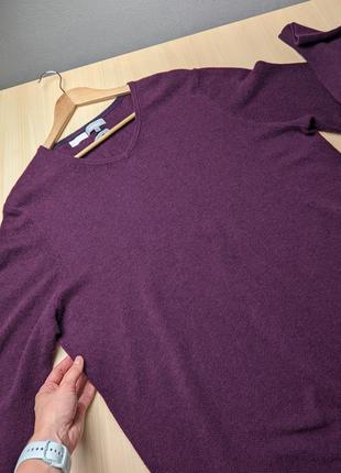 Джемпер кофта шерсть мериноса merino wool винтажная свитер длинный большой6 фото