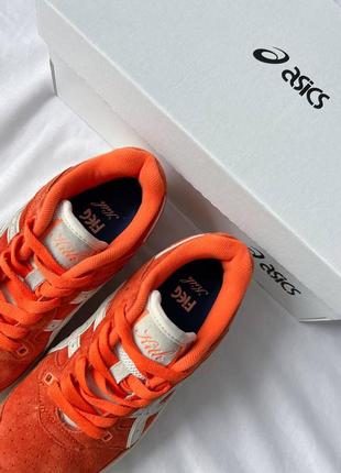 Кроссовки asics ex89 kith orange9 фото