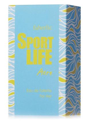 Туалетная вода для женщин sportlife aero, 50 мл (3038)2 фото