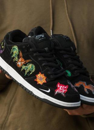 Женские кроссовки nike sb dunk low pro qs neckface 36-37-38-39-40-41