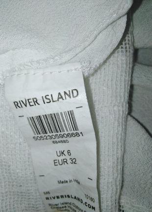 Блуза тoп с вышивкой и прошвой river island, 💯 оригинал, молниеносная отправка 🚀⚡4 фото