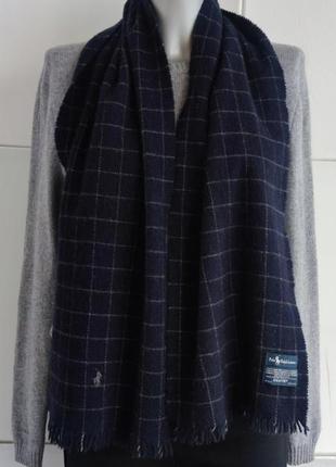 Шарф  ralph lauren із 100% вовни у клітинку
