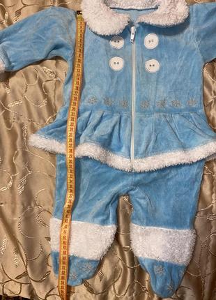 Человечек новогодний «снегурка»