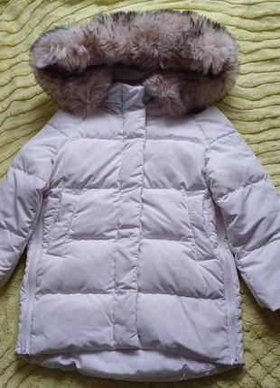 Пуховое пальто monnalisa 4 года, люкс бренд