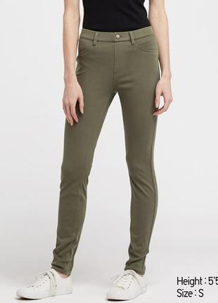 Ультра-стрейчеві штани-легінси uniqlo (ultra-stretch leggings trousers)1 фото