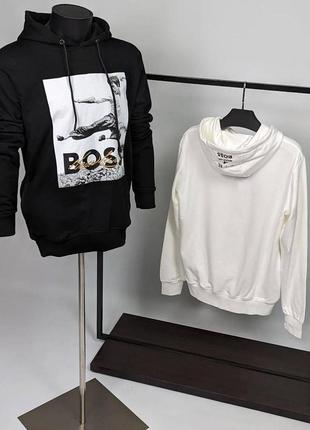 Худи бондовое в стиле hugo boss