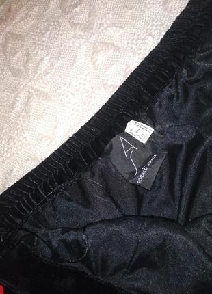 Роскошная бархатная велюровая юбка в пол с  разрезом на боку 16 р9 фото