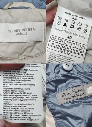 Пуховик куртка микропуховик gerry weber7 фото