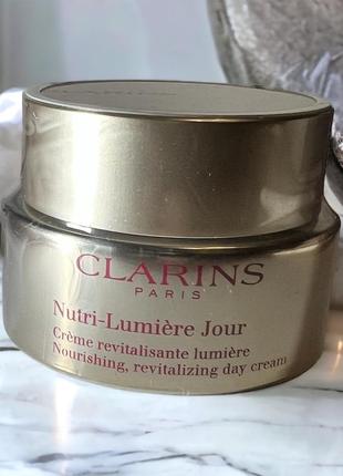 Clarins nutri-lumiere jour денний омолоджувальний крем 50ml тестер