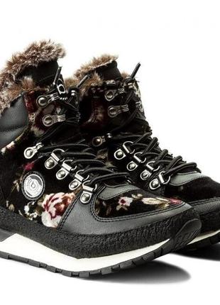 Шкіряні зимові черевики снікерси bugatti р. 42-27см