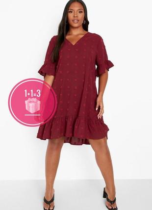 Платье в объемный горошек boohoo 18