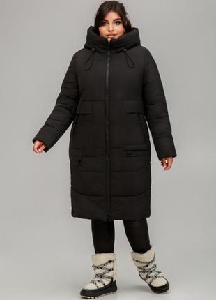Зимове жіноче батальне пальто"верона"