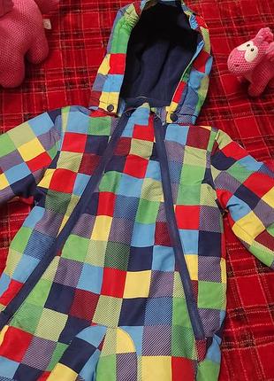 Демісезонний комбінезон на флісі lupilu 74/80 см на вік 6-12 місяців3 фото