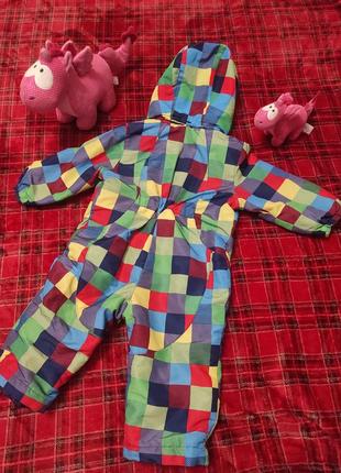 Демісезонний комбінезон на флісі lupilu 74/80 см на вік 6-12 місяців7 фото