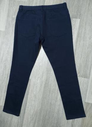 Мужские темно-синие джинсы / next / штаны / брюки / skinny fit / мужская одежда / чоловічий одяг /8 фото