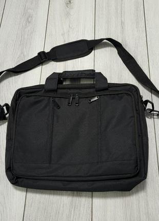 Сумка для ноутбука офисная через плечо / рюкзак