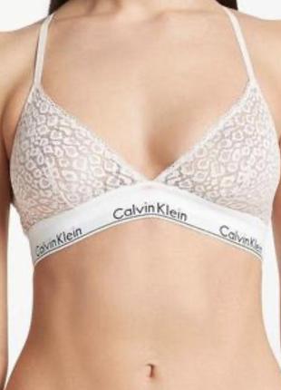 Оригинал.фирменный,кружевной,черный бюстгальтер-бра calvin klein1 фото