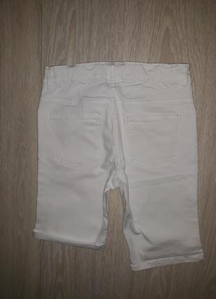 Белые, джинсовые шорты next на 12 лет4 фото
