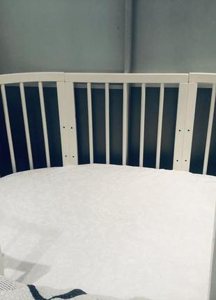 Ліжечко дитяче овальне baniboo 7 в 1