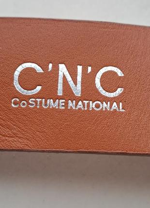 Мужской кожаный ремень costume national c'n'c' оригинал италия7 фото