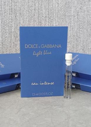 Dolce & gabbana light blue eau intense пробник для женщин (оригинал)