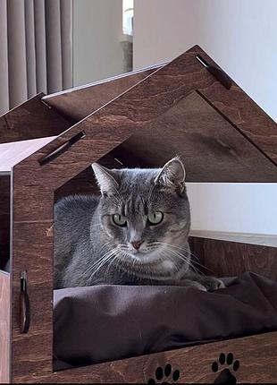 Будиночок для кота дуб cat joy