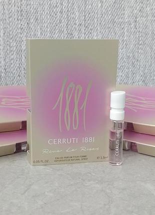 Cerruti 1881 rowerve de roses cerruti пробник для жінок (оригінал)