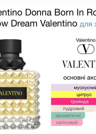 Valentino donna born in roma yellow dream5 фото