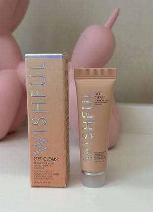 Пенка для умывания wishful mini get clean 2% pha & sea moss gentle foaming cleanser