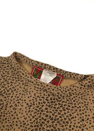 Kenzo jungle vintage винтажный мирер кофта свитшот леопард3 фото