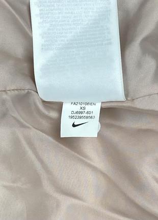 Nike therma-fit куртка xs, s размер женская с этикеткой короткая розовая оригинал6 фото