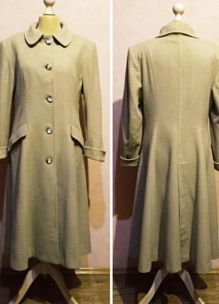 Женское пальто цвета кэмел, 80% шерсти, noya (испания).1 фото