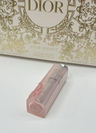 Бальзам для губ dior addict lip glow  відтінок 001 pink1 фото