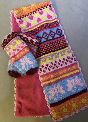 Набор шарф и перчатки h&amp;m